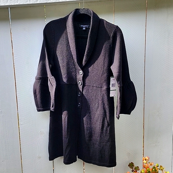 Nine West Coat Sweater - Picture 2 of 11
